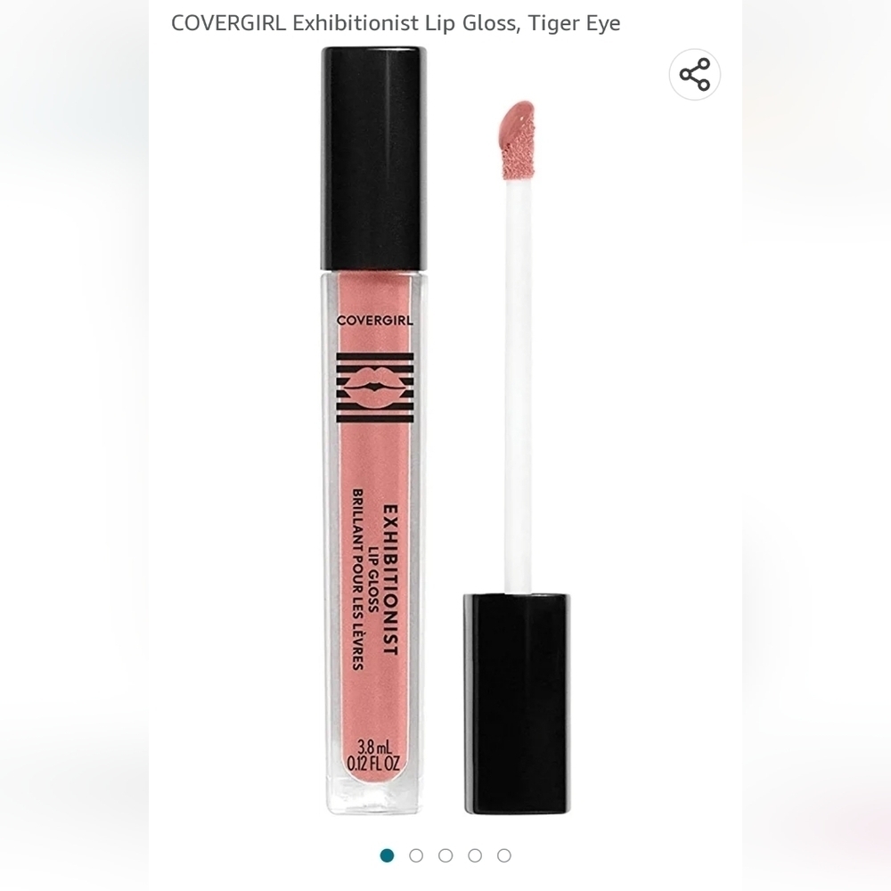 Covergirl EXHIBITIONIST  lip gloss "Tiger Eye" NWT